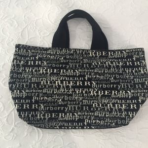 Authentic Burberry Tote- Black, Grey, and White